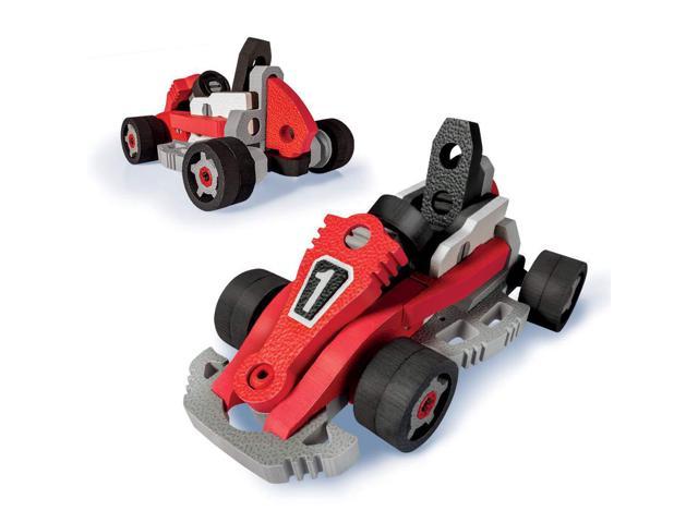 DIY Building Construction Set STEM Toy Bloco Toys 3 in 1 Race Car 200 Pieces Formula 1 Go Kart & Dragster