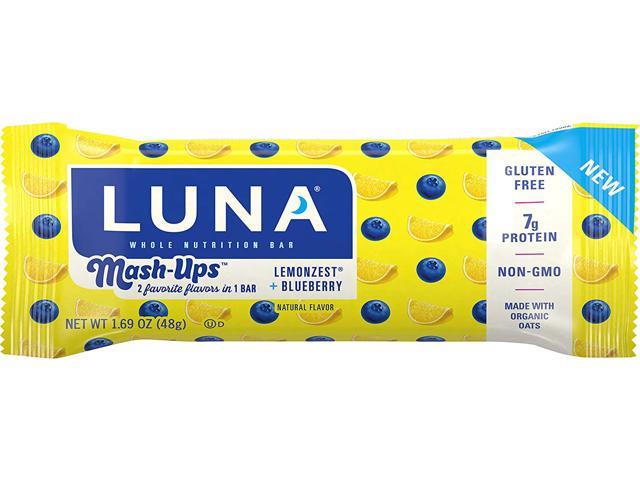 Vooruitgang brand Periodiek Luna BAR - Mashups - Gluten Free Snack Bars - Lemon Zest & Blueberry Flavor  - (1.69 Ounce Snack Bar, 15 Count) - Newegg.com