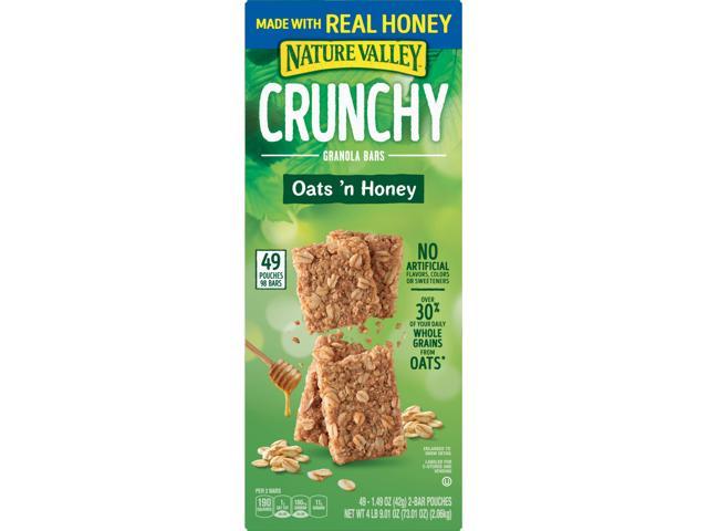 Nature Valley Oats N Honey Crunchy Granola Bars 2 Pk 49 Ct Newegg Com