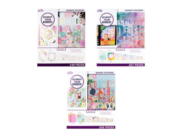 Sticko Back To School Mega Binder Kit Trendy Pastel Trendy