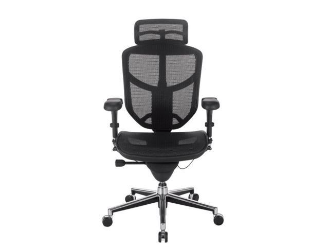 Workpro Quantum 9000 Series Ergonomic Mesh High Back Chair With Headrest Black Newegg Com