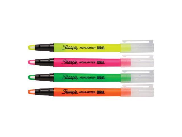 Sharpie Clear View Highlighters, See-Thru Tip, Assorted Colors - 4/Set 