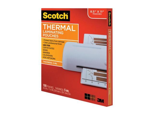 5 mil 7 1//4 x 5 3//8 Scotch Photo size thermal laminating pouches 20//pack