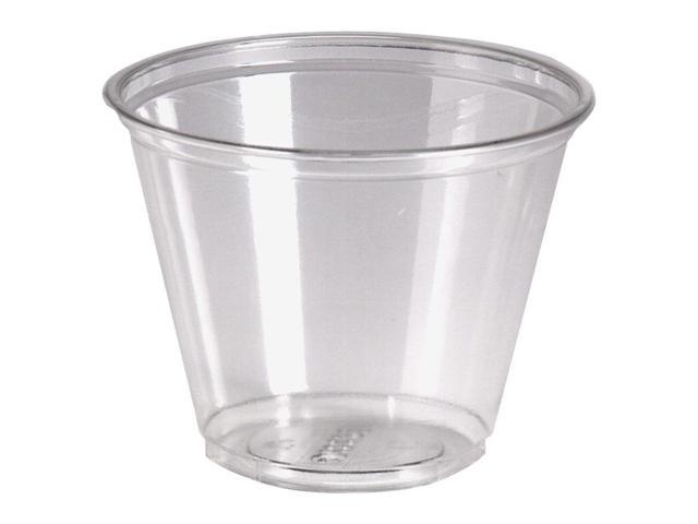 Dixie CP9APK Crystal Clear Cup - 9 oz - 50 / Pack - Clear - Plastic - Cold Drink, 1 Pack