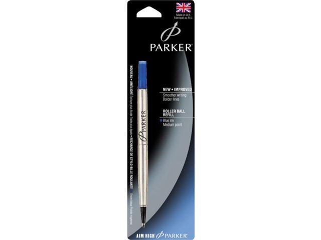 Medium Blue Ink Parker 3022531 Refill for Roller Ball Pens