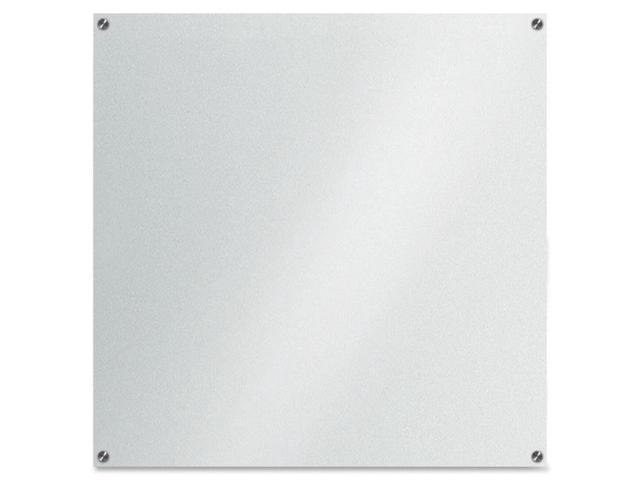 Glass Dry-Erase Board, 42"x42", Frost LLR52501