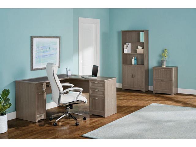 Realspace Magellan L Shaped Desk Gray Newegg Com