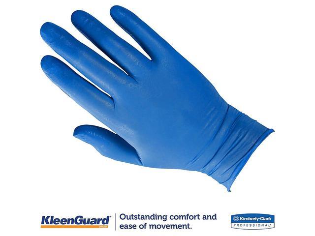 200/Box KLEENGUARD G10 Nitrile Gloves Artic Blue Medium 