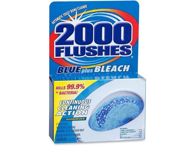 WD-40 2000 Flushes Toilet Bowl with Bleach & Blue Detergent 1 EA