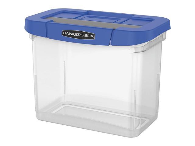 Bankers Box Heavy Duty Plastic File Storage 14 1/4 x 8 3/5x 11 Clear ...