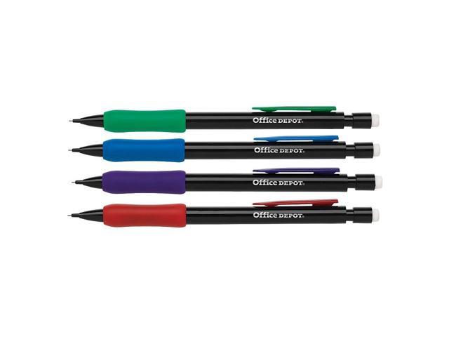 Office Depot Mechanical Pencils With Comfort Grip 0 7 Mm Pack Of 12 Od83850 Newegg Com