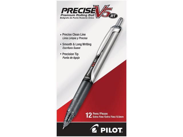 BLACK Pilot Precise V7 Stick Rolling Ball Pen 2 ea School Supplies Fine Point 