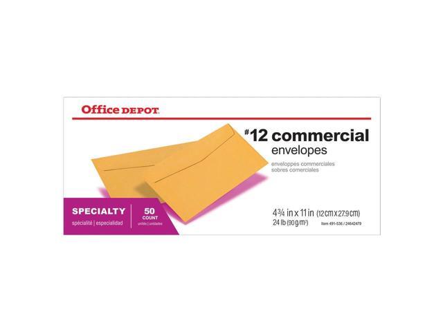 Office Depot Business Envelopes 12 4 3 4in X 11in Brown Box