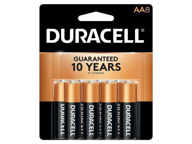 DURACELL CopperTop 1.5V AA Alkaline Battery, 8-pack