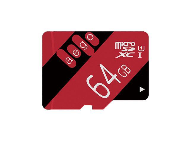 AEGO Ultra 64gb Micro SD Card microSD Memory Card Class 10 for Kindle Fire Dash Cam GoPro (U1 64GB)