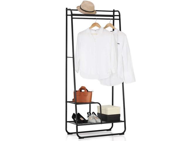 bag with clothes rack