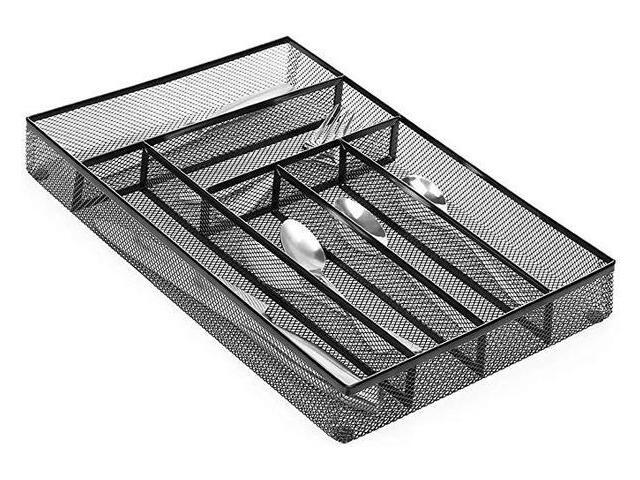 Nex Cutlery Tray Mesh Silverware Storage Tray Kitchen Drawer