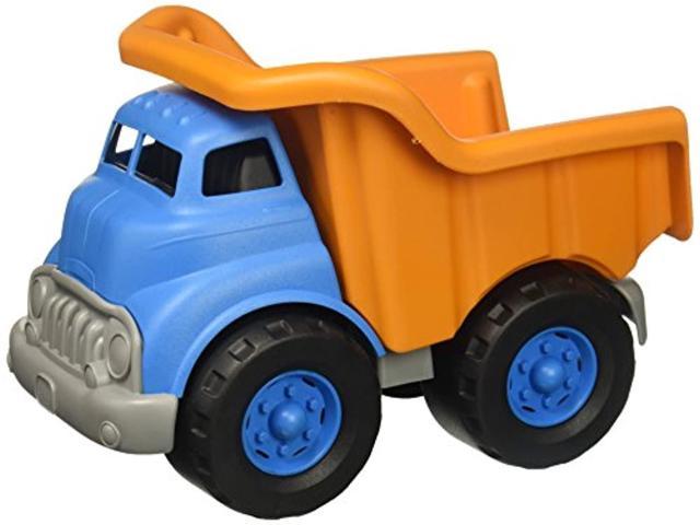 Photo 1 of green toys dump truck vehicle toy, orange/blue, 10 x 7.5 x 6.75