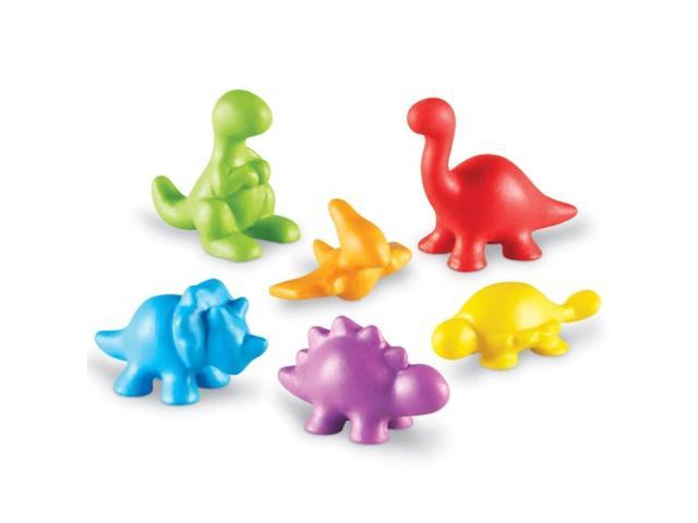 Assorted Shapes and Colors Learning Resources Back In Time Dinosaur Counters S 
