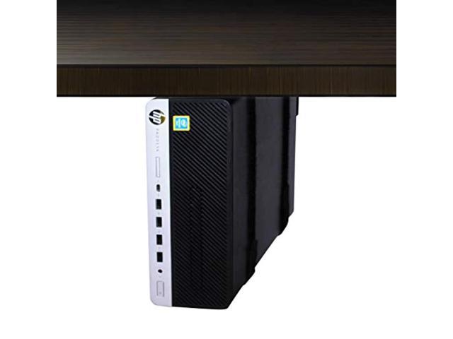 humancentric adjustable sff computer mount - under desk and wall mount bracket for small form factor pc desktop towers | cpu ho
