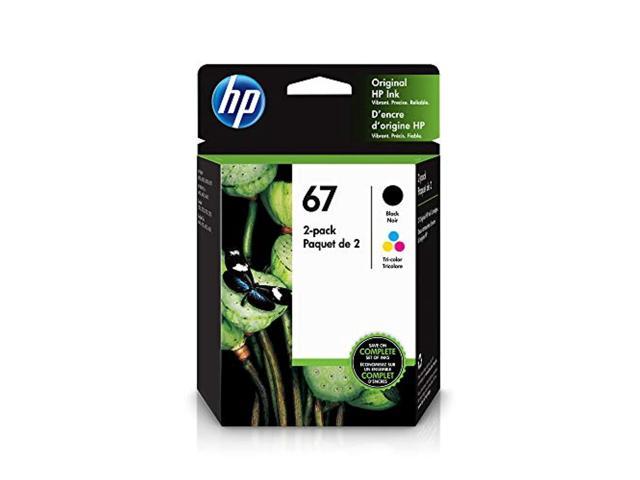 HP Inc. 67, 2-pack Black/Tri Color Original Ink Cartridges 3YP29AN 