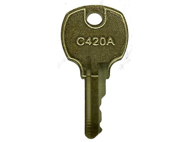 standard keyed cam lock, key c420a