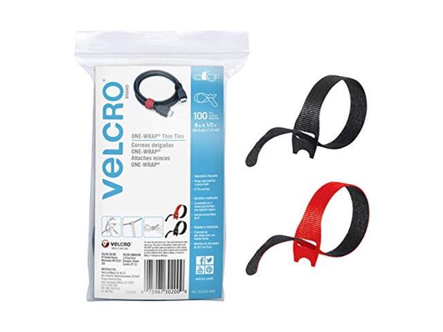 100 Pack 8" Ultra Thin Black Zip Ties Nylon Cord Wrap UV Resistant 200mm x 3mm 