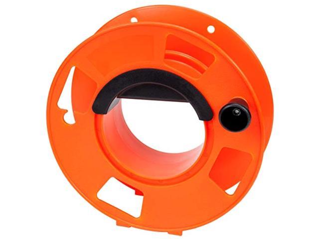 bayco kw-110 cord storage reel with center spin handle, 100-feet,orange ...