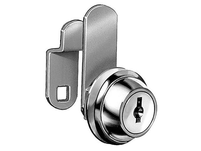 disc tumbler cam lock, nickel, key c390a