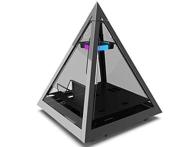 AZZA PYRAMID 804V / Gaming / CNC ATX Case / Tempered Glass /Aluminum Frame  / Type-C Port / PCIE Riser Cable Unnecessary