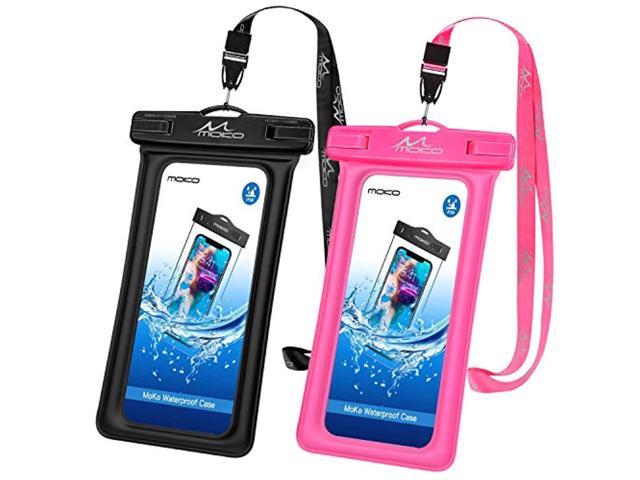 2 Pack Waterproof Floating Cell Phone Pouch Dry Bag Case Cover For Phone Samsung