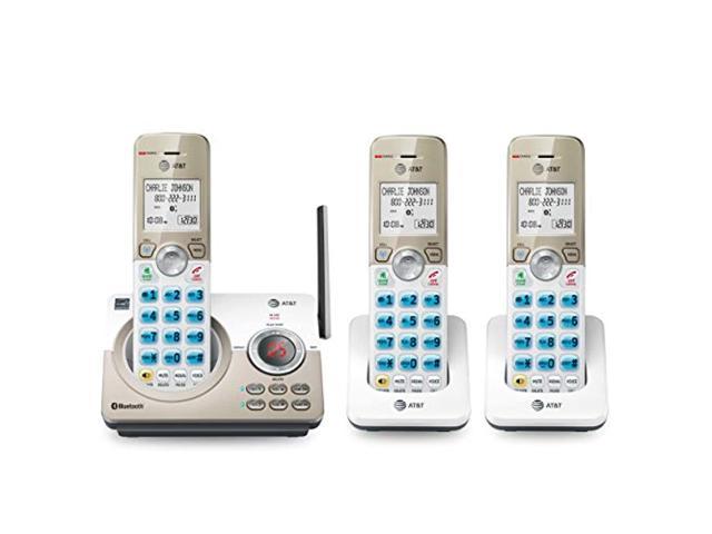 Photo 1 of AT&T Expandable Cordless Phone System Answering Machine 3 Handsets Bluetooth Dl72319