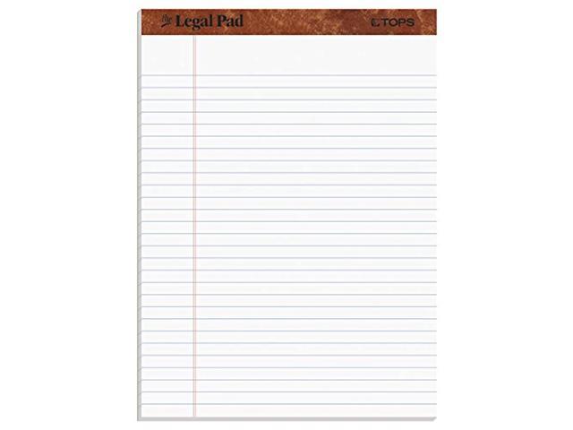 Photo 1 of tops the legal pad writing pads, 8-1/2 x 11-3/4, legal rule, 50 sheets, 12 pack (7533)