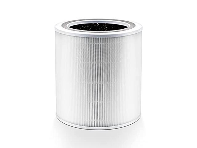 levoit air purifier replacement filter, core 400s-rf, h13 true hepa, white