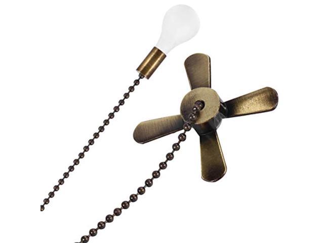 Ceiling Fan Pendant Lamp Pull Chains Beaded Ball Extension Set Connector Tool US 
