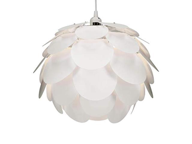 temperatuur hurken Ban kwmobile puzzle pendant lamp shade - cherry blossom diy jigsaw lampshade -  for hanging ceiling light or floor lamp - diameter 15.7" (40cm) - white -  Newegg.com