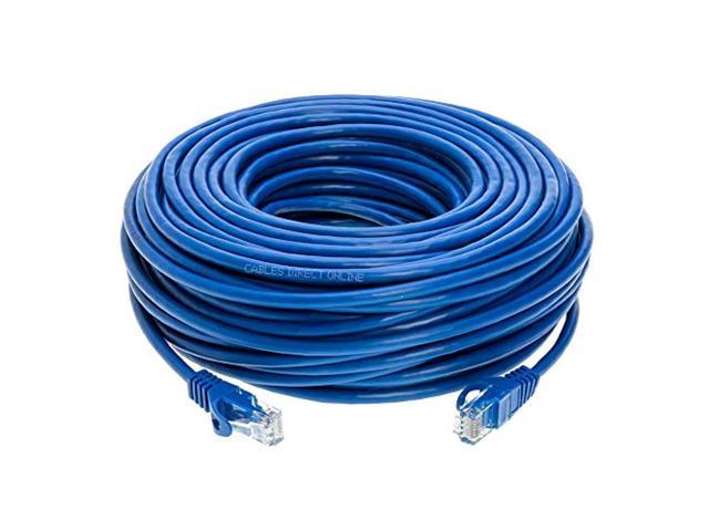 200 Feet Black Cables Direct Online 907142 Cat5e 200FT Networking RJ45 Ethernet Patch Cable Xbox \ PC \ Modem \ PS4 \ Router 