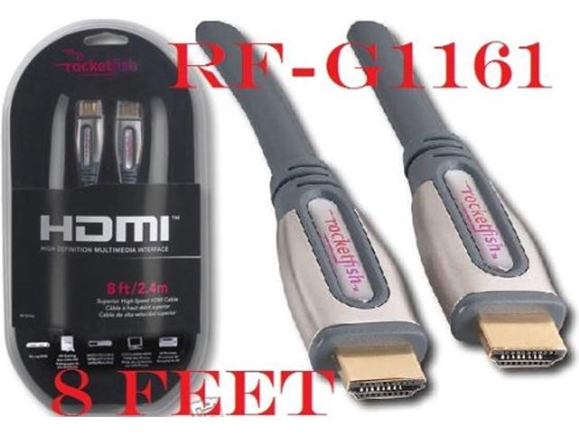 Rocketfish 3D 1080p HDMI-In-Wall Cable - 8ft (2.4M) (Bulk U2) HDMI Cables - Newegg.com