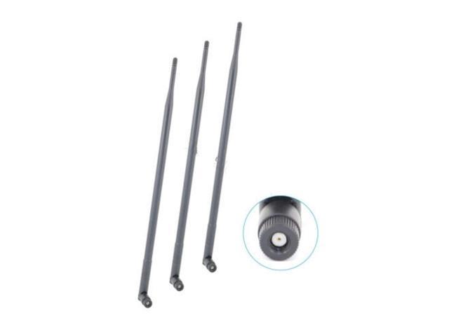 3 New 9dBi RP-SMA 2.4GHz 5.8GHz WiFi Antennas 3 U.fl Cables for Asus RT-AC3200 