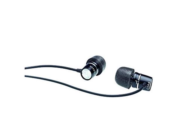 ultrasone pyco aluminum high performance in ear headphones with microphone, remote control, and transport case, black satin - Newegg com