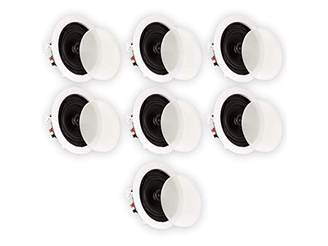 Theater Solutions Ts50c In Ceiling Speakers Surround Sound Home Theater 7 Speaker Set