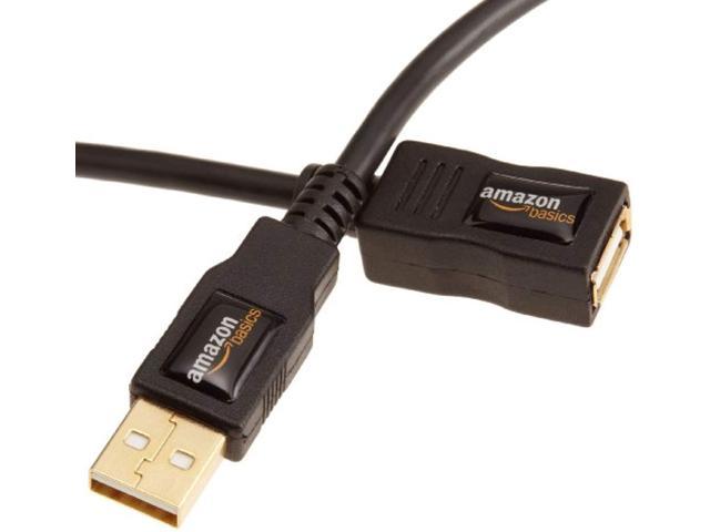 Photo 1 of basics usb 2.0 extension cable - a-male to a-female - 9.8 feet (3 meters)