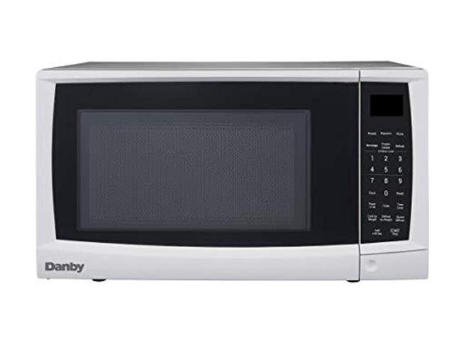 Danby 0 9 Cu Ft 900w Countertop Microwave Oven In White White