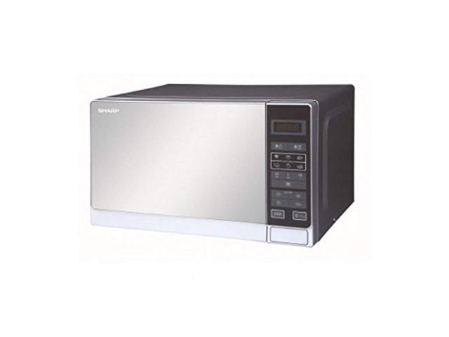white 800 watt microwave