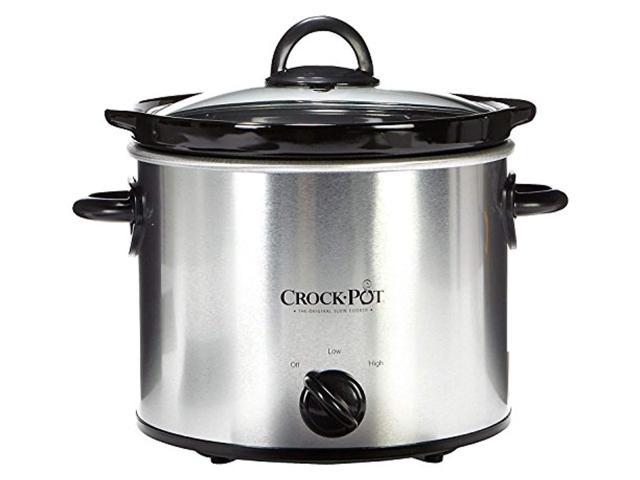 crockpot classic slow cooker 4 quart round model scr-400sp