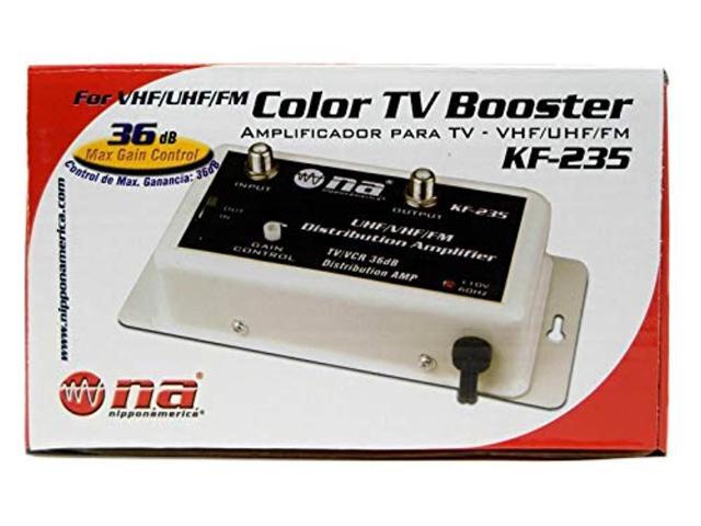 Photo 1 of 36 db cable antenna color tv booster signal amplifier vhf uhf fm hdtv