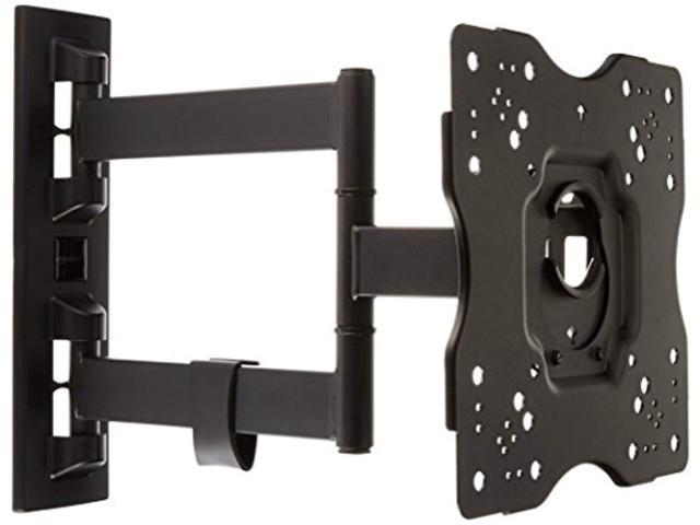basics heavy-duty, full motion articulating tv wall mount for 22-inch to 55-inch led, lcd, flat screen tvs