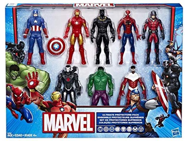 Marvel Avengers Black Panther Spiderman ironman Thanos Hulk 3.5‘‘ Action Figures 