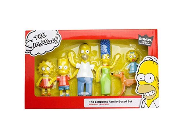 Simpsons Family Bendable Figures