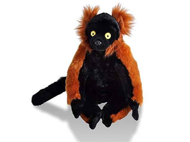 wild republic red ruffed lemur plush, stuffed animal, plush toy, gifts for  kids, cuddlekins12 inches 